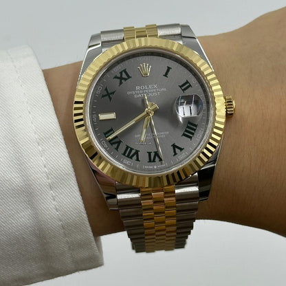 Rolex Datejust Wimbledon Bicolore