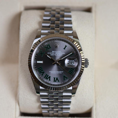 Rolex Datejust Wimbledon Jubilée argenté