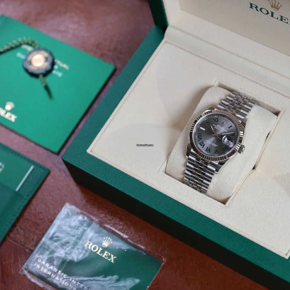 Rolex Datejust Wimbledon Jubilée argenté