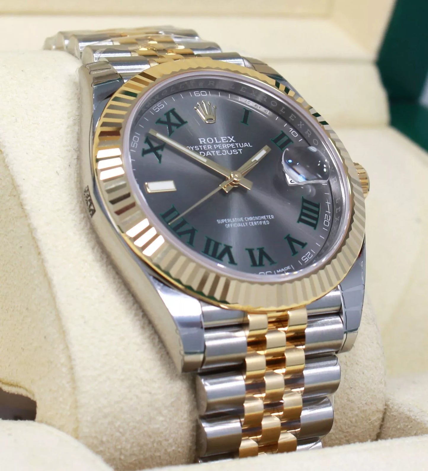 Rolex Datejust Wimbledon Bicolore